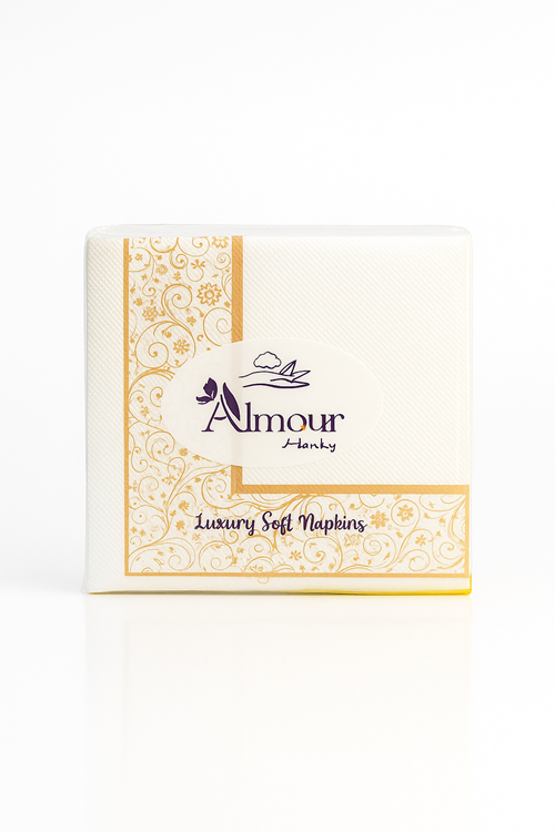 Luxury Dinner Paper Napkins | 3-Ply Premium Tissue